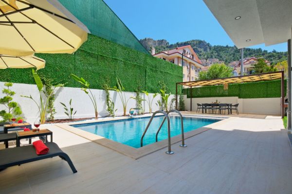 Villa Mercan | Fethiye Merkezde Jakuzili Tatil Villası