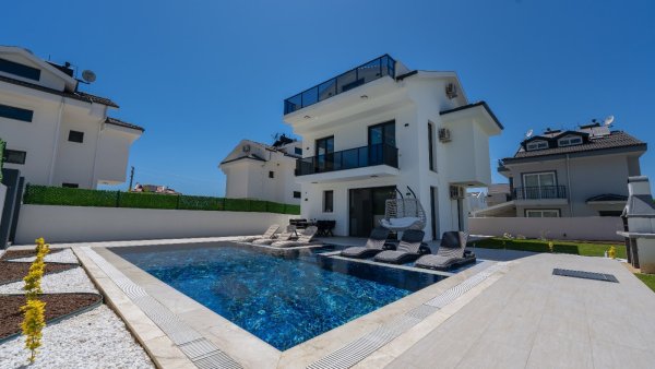 Villa Tahancı 2 | Fethiye Ovacık'ta Jakuzili & 3 Odalı Tatil Villası