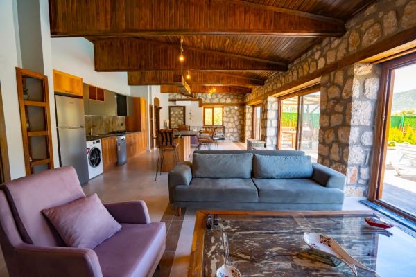 Villa Terrapins | Kalkan'da Jakuzili, Doğa Manzaralı Özel Villa