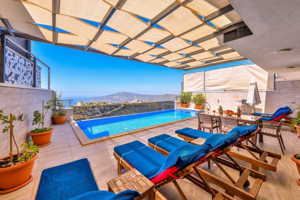 Villa Zafira | Kalkan Kördere'de Kapalı Havuzlu & Aktivite Dolu Villa