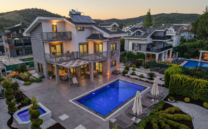 Villa Atara | Fethiye Hisarönü'nde 12 Kişilik Hamam & Saunalı Villa