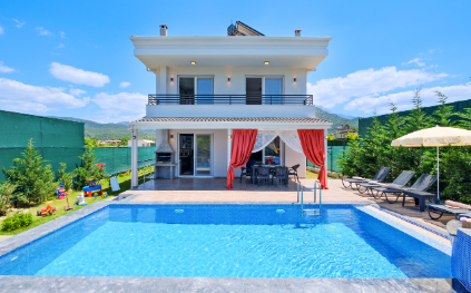 Villa Larina | Fethiye Kayaköy'de 4 Odalı 8 Kişilik Lüks Villa