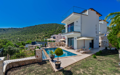 Villa Lorenzo Duo | Kalkan Kızıltaş Deniz Manzaralı Lüks Villa