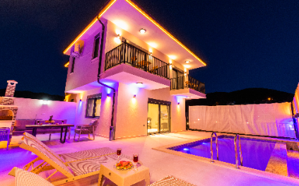Villa Olivares | 2 Odalı 4 Kişilik Modern & Huzurlu Tatil Villası