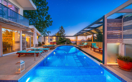 Villa Stellar | Kalkan’da  Kapalı Havuzlu Lüks Villa