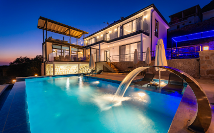 Villa Zen Rose | Kaş Gökçeören'de Saunalı Lüks Villa